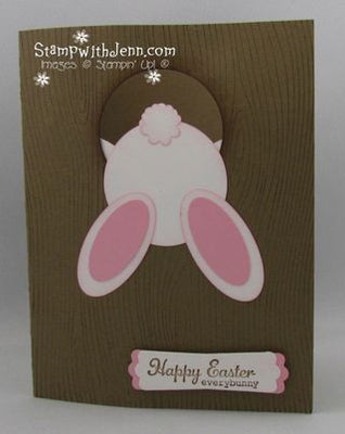 Bunny butt cards